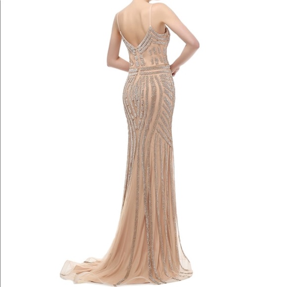 Judy & Julia sexy rhinestone pageant evening dress - Picture 4 of 8